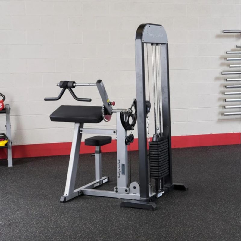 Body-Solid Pro Select Biceps And Triceps Machine in Silver
