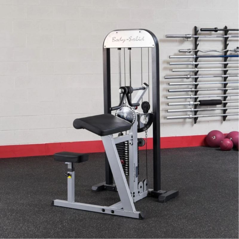 Body-Solid Pro Select Biceps And Triceps Machine in Silver