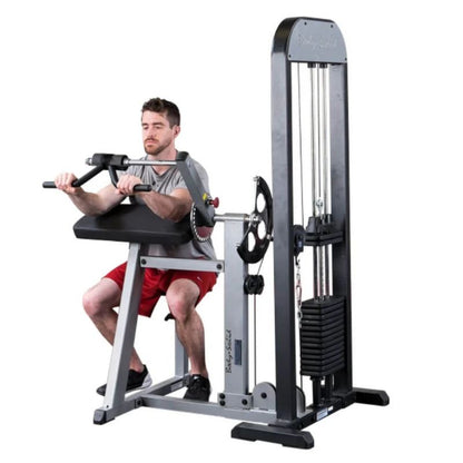 Body-Solid Pro Select Biceps And Triceps Machine in Silver