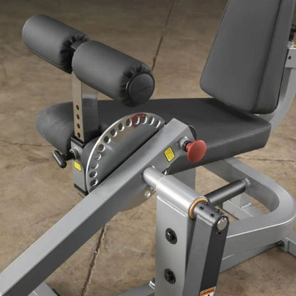 Body-Solid Seated Leg Extension/Leg Curl Machine in Silver