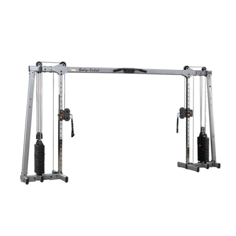 Body-Solid Deluxe Cable Crossover in Silver