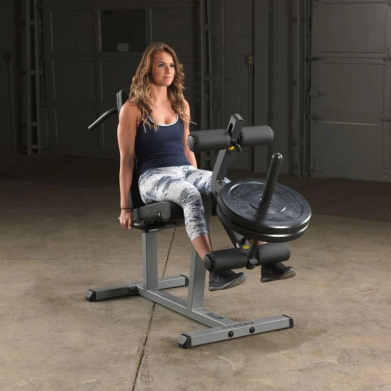Body-Solid Seated Plate-Loaded Leg Extension & Leg Curl