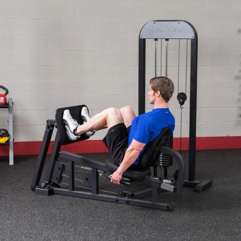 Body-Solid Pro-Select Leg and Calf Press Machine in Black