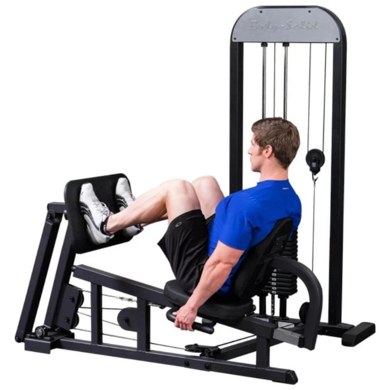 Body-Solid Pro-Select Leg and Calf Press Machine in Black
