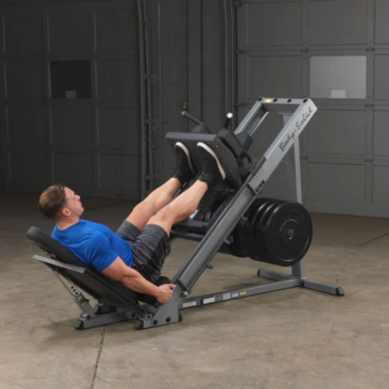 Body-Solid Leg Press & Hack Squat in Silver