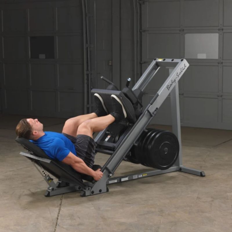 Body-Solid Leg Press & Hack Squat in Silver