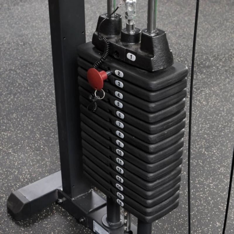 Body-Solid Pro-Select Functional Pressing Station in Black