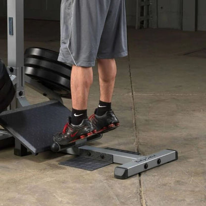 Body-Solid Leverage Squat Calf Machine in Silver