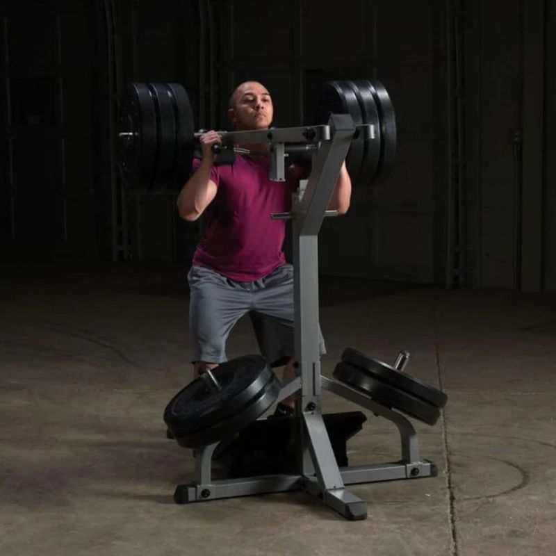 Body-Solid Leverage Squat Calf Machine in Silver
