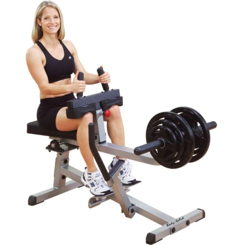 Body-Solid Seated Calf Raise in Black