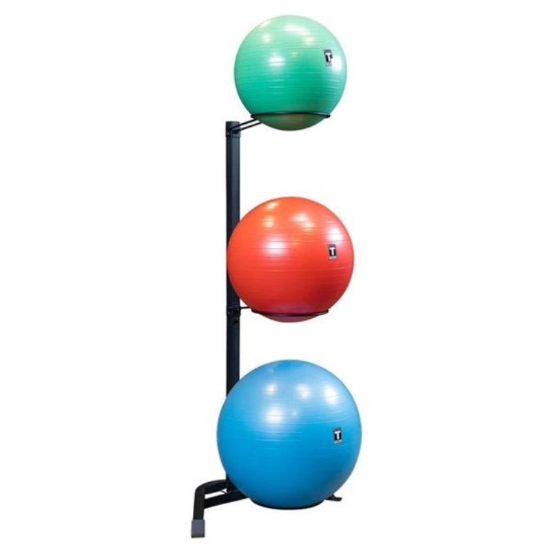Body-Solid 3 Balance Ball Holder in Black