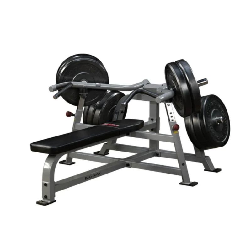 Body-Solid Pro Clubline Leverage Bench Press in Silver