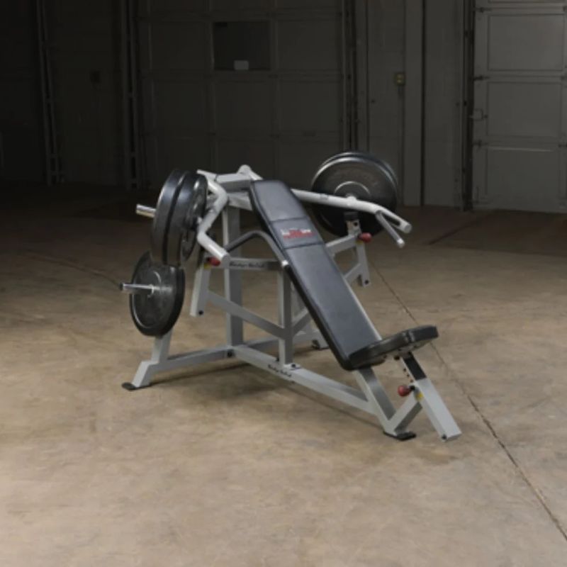 Body-Solid Pro Clubline Leverage Incline Bench Press in Silver