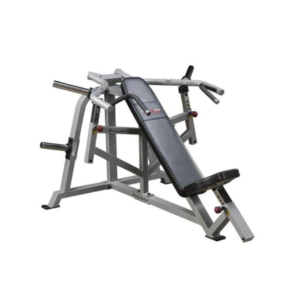 Body-Solid Pro Clubline Leverage Incline Bench Press in Silver