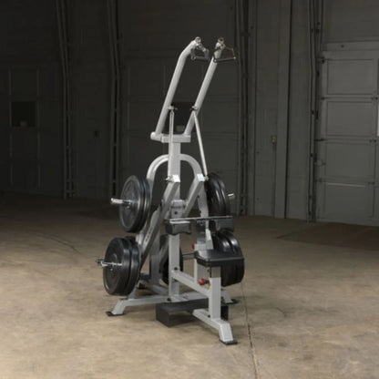 Body-Solid Pro Clubline Leverage Lat Pulldown in Silver
