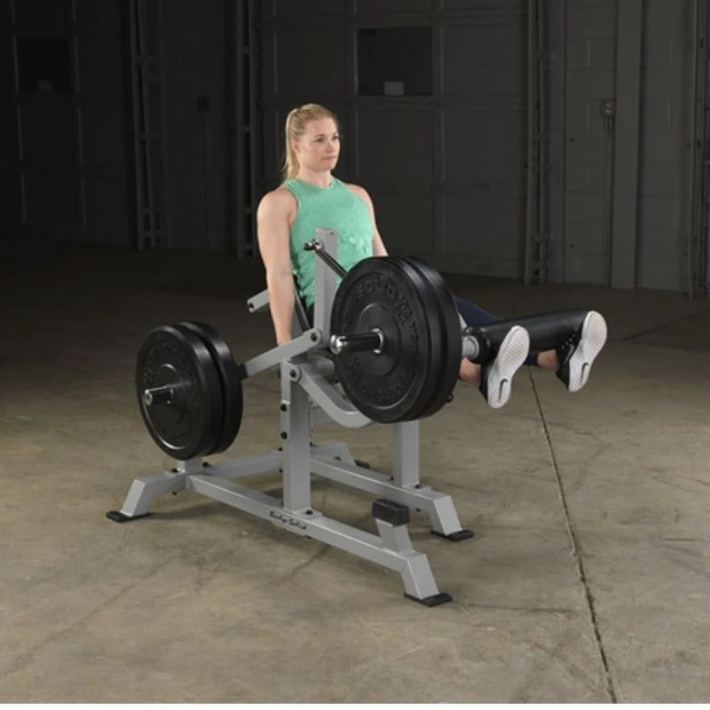 Body-Solid Pro Clubline Leverage Leg Extension in Silver