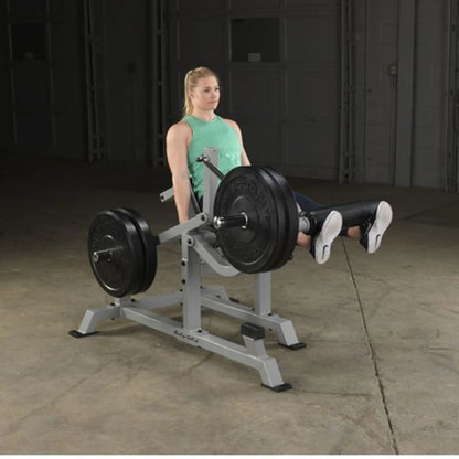 Body-Solid Pro Clubline Leverage Leg Extension in Silver
