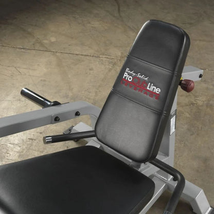 Body-Solid Pro Clubline Leverage Leg Extension in Silver