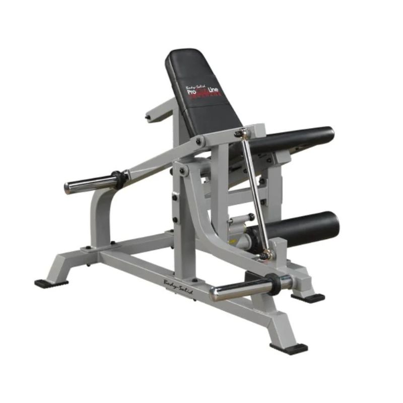 Body-Solid Pro Clubline Leverage Leg Extension in Silver