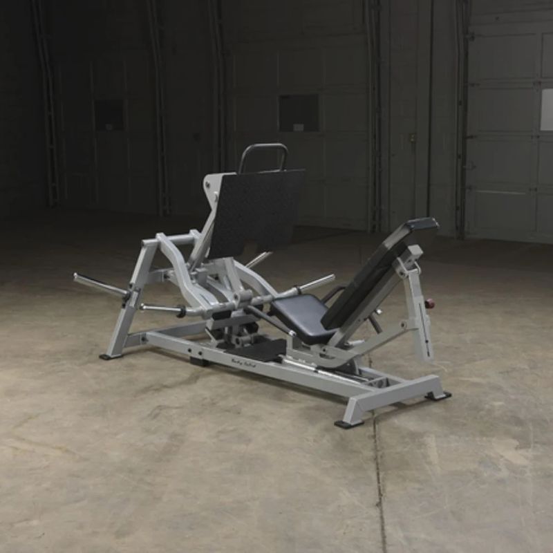 Body-Solid Pro Clubline Leverage Horizontal Leg Press in Silver