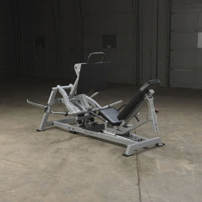 Body-Solid Pro Clubline Leverage Horizontal Leg Press in Silver
