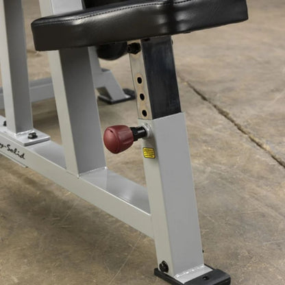 Body-Solid Pro Clubline Leverage Shoulder Press in Black