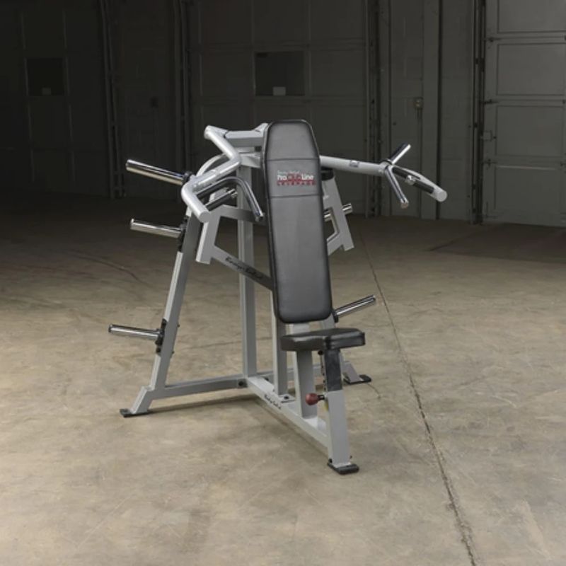 Body-Solid Pro Clubline Leverage Shoulder Press in Black