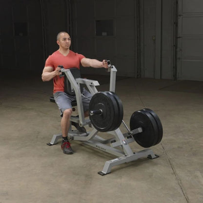 Body-Solid Pro Clubline Leverage Seated Row in Black