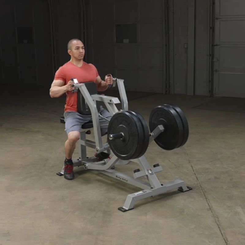 Body-Solid Pro Clubline Leverage Seated Row in Black