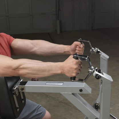 Body-Solid Pro Clubline Leverage Seated Row in Black