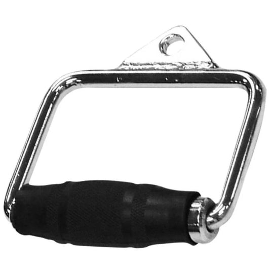 Body-Solid Tools Rubber Grip Stirrup Handle in Chrome