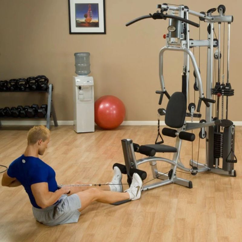 Body-Solid Powerline Single Stack Home Gym in Silver
