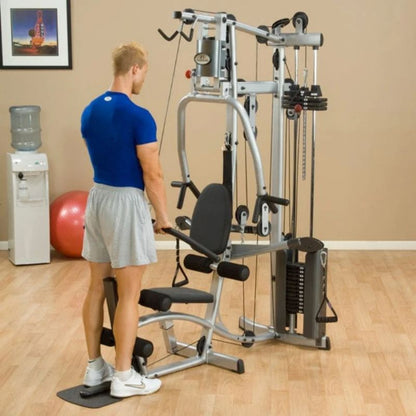 Body-Solid Powerline Single Stack Home Gym in Silver