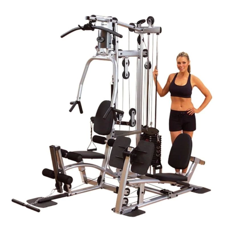 Body-Solid Powerline Single Stack Home Gym in Silver