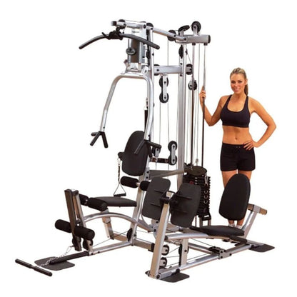 Body-Solid Powerline Single Stack Home Gym in Silver