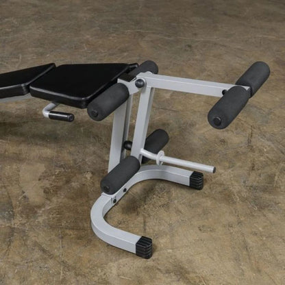 Body-Solid Powerline Leg Extension & Curl Machine in Silver