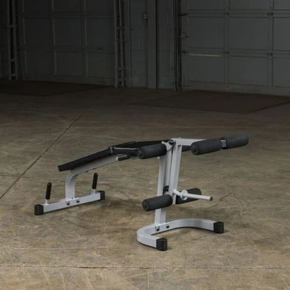 Body-Solid Powerline Leg Extension & Curl Machine in Silver