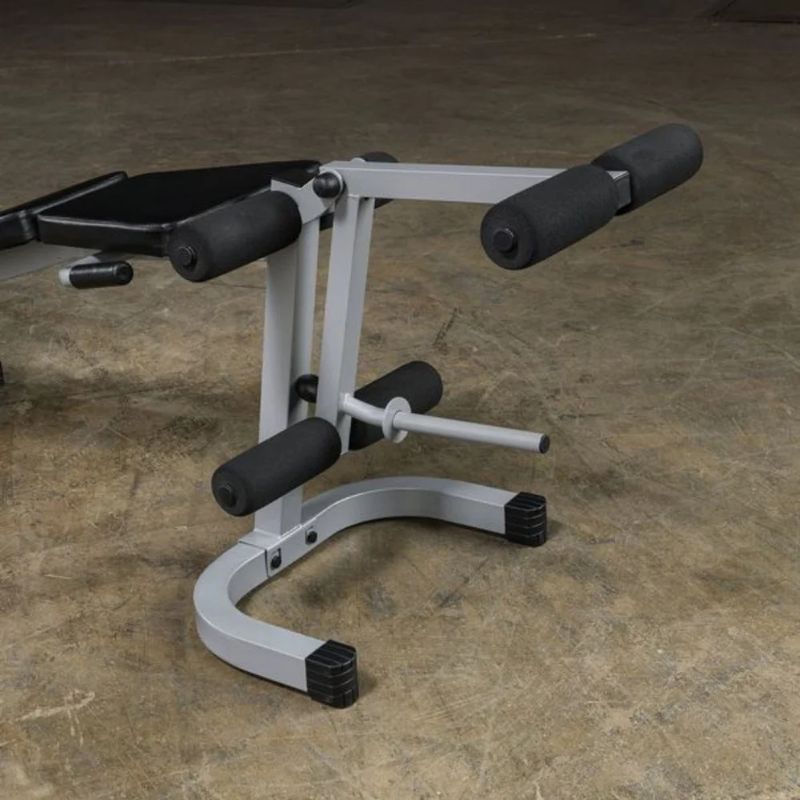 Body-Solid Powerline Leg Extension & Curl Machine in Silver