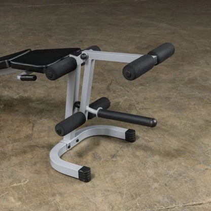 Body-Solid Powerline Leg Extension & Curl Machine in Silver
