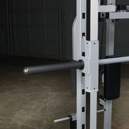 Body-Solid Powerline Smith Machine Gym Bundle in Silver