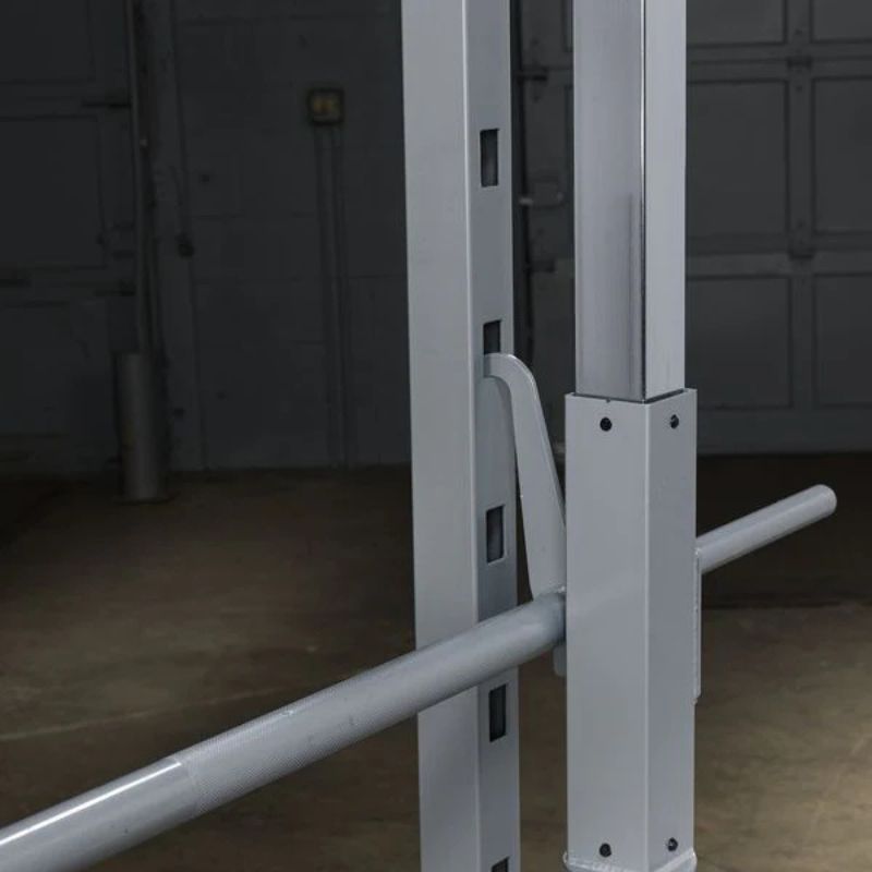 Body-Solid Powerline Smith Machine Gym Bundle in Silver