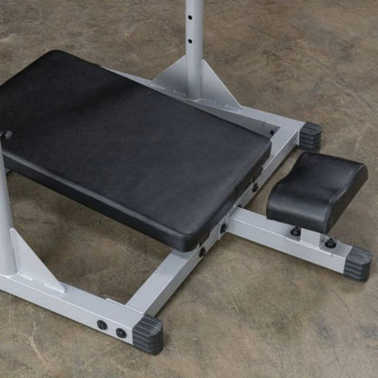 Body-Solid Powerline Vertical Leg Press in Silver