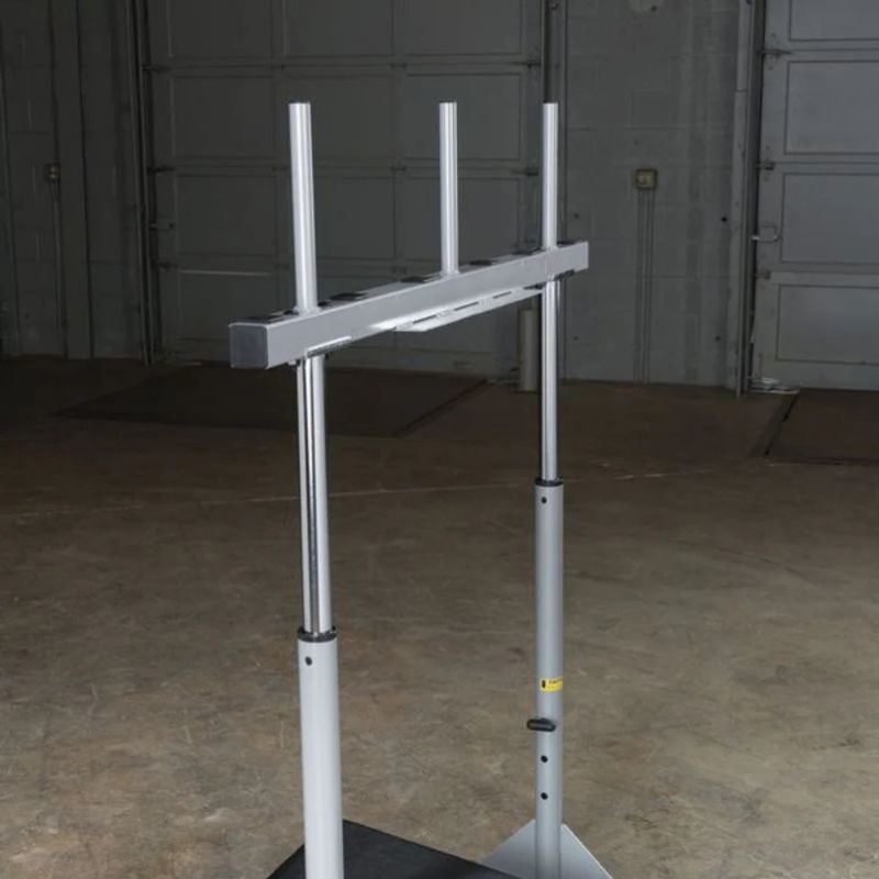Body-Solid Powerline Vertical Leg Press in Silver
