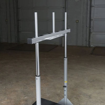 Body-Solid Powerline Vertical Leg Press in Silver