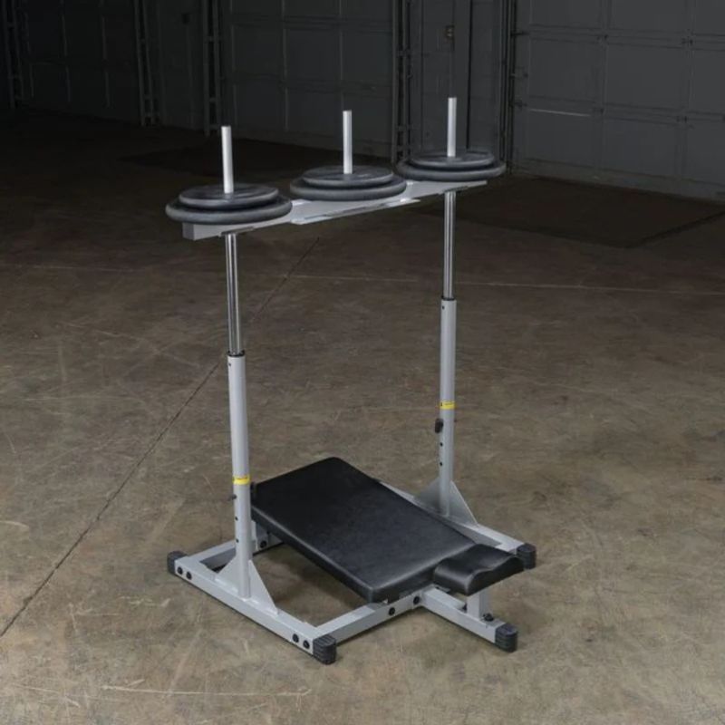 Body-Solid Powerline Vertical Leg Press in Silver