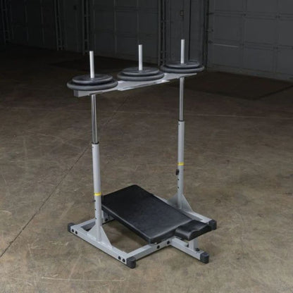 Body-Solid Powerline Vertical Leg Press in Silver