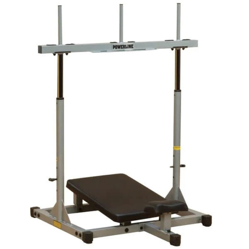 Body-Solid Powerline Vertical Leg Press in Silver