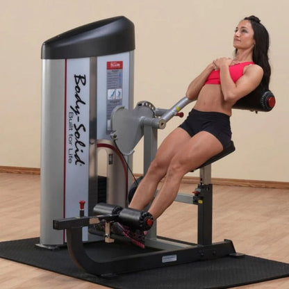 Body-Solid Pro Clubline Series II Ab and Back Machine in Silver