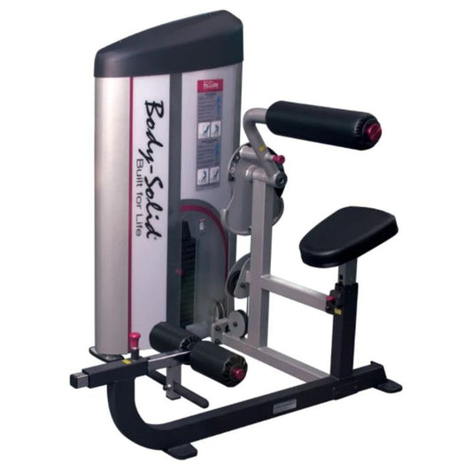 Body-Solid Pro Clubline Series II Ab and Back Machine in Silver