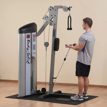 Body-Solid Pro Clubline Series II Bicep and Tricep Machine in Silver